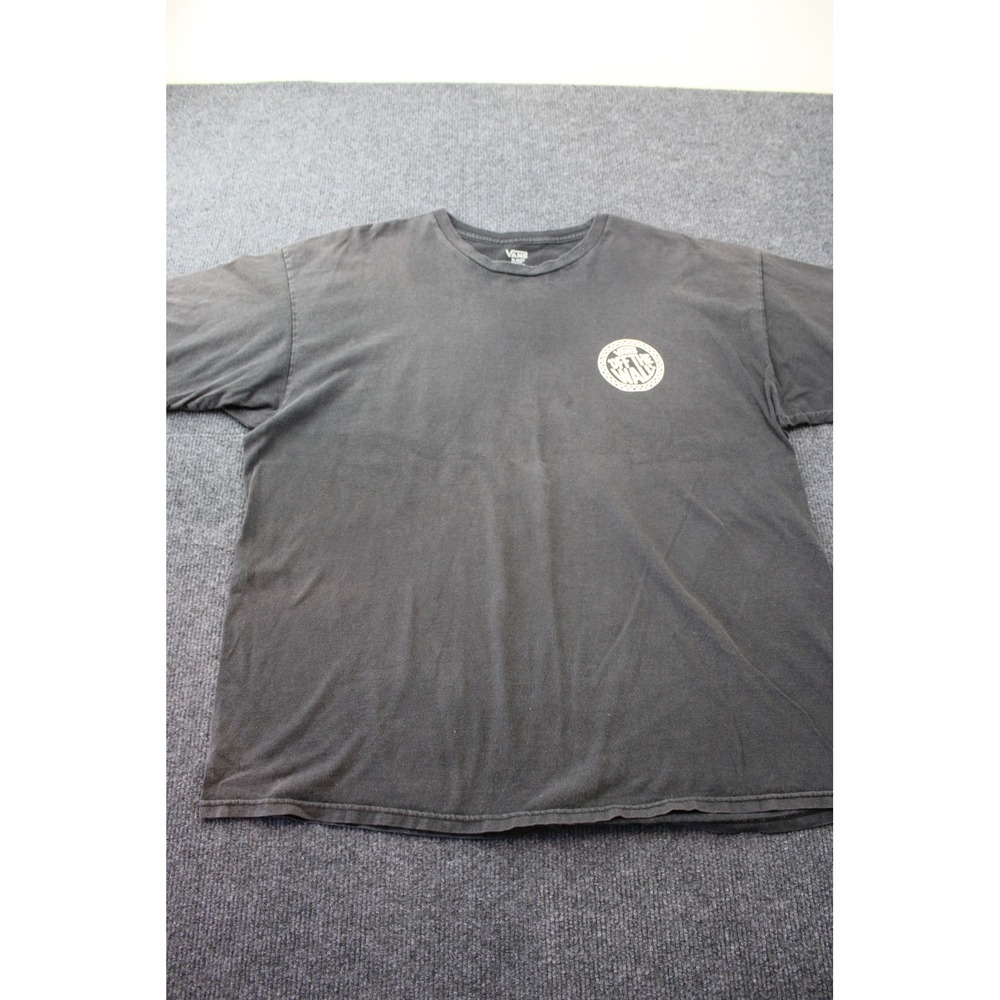Vans Off The Wall Graphic T-Shirt Mens XL Black Short Sleeve VN0A3SL9BLK Skate